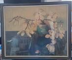 Schilderij Magnolia achter glas, Ophalen of Verzenden