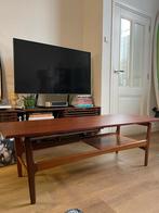 Vintage Deens Design (stijl van LouisvTeeffelen) Salontafel, Ophalen, Gebruikt, 100 tot 150 cm, Teakhout