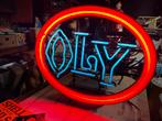OLY oude reclame NeoN USA verlichting, Verzamelen, Merken en Reclamevoorwerpen, Ophalen, Gebruikt, ., Lichtbak of (neon) lamp