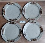 4 Vintage Diner borden Bavaria Winterling Marktleuthen 22 cm, Overige materialen, Ophalen of Verzenden, Zo goed als nieuw, Bord(en)
