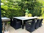 Buitentafel zinke blad, Tuin en Terras, Tuintafels, Ophalen, Gebruikt, Rechthoekig, Hout