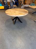 Nieuwe mango eettafel 140 cm doorsnee, Ophalen, 100 tot 150 cm, Rond, Nieuw