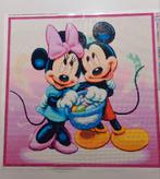 Afgewerkte diamond Painting Mickey & Minnie Mouse, Ophalen, Zo goed als nieuw, Knutselwerk