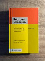 Recht en Efficiëntie (zesde druk), Ophalen of Verzenden, Wolters Kluwer, Alpha, WO