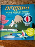 Origami Boek Auto's, Boten, Treinen + Papier, Boeken, Ophalen, Zo goed als nieuw, Scrapbooking en Knutselen, Geschikt voor kinderen