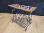 Vintage bijzettafeltje / lectuurbak, Antiek en Kunst, Ophalen of Verzenden