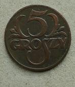 Polen, 5 groszy 1931, Postzegels en Munten, Munten | Europa | Niet-Euromunten, Ophalen of Verzenden, Polen, Losse munt
