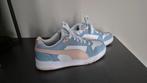 Puma sneakers maat 38,5 blauw roze, Ophalen of Verzenden, Puma, Blauw, Sneakers of Gympen