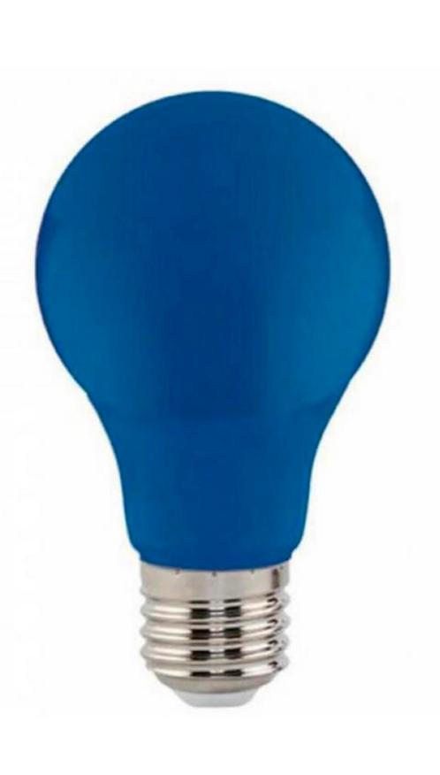 2x LED Lamp - Blauw Gekleurd - E27 Fitting - 3W, Huis en Inrichting, Lampen | Losse lampen, Nieuw, Led-lamp, E27 (groot), Ophalen of Verzenden