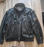 Vintage Trapper leren jas vest, Zwart, Maat 56/58 (XL), Ophalen of Verzenden, Gedragen