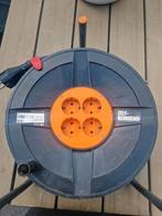 50 meter kabel op haspel 3500 watt., Ophalen of Verzenden, Zo goed als nieuw, Kabel of Snoer