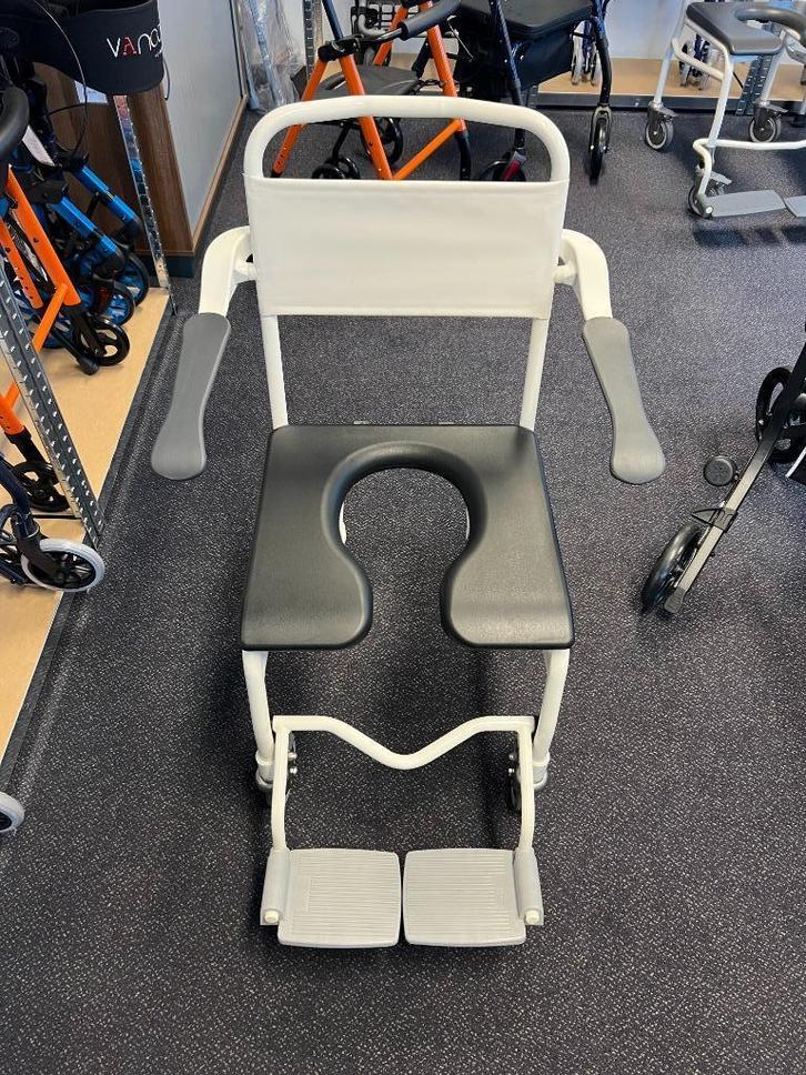 Douche/toiletstoel Linido verrijdbaar, Diversen, Verpleegmiddelen, Gebruikt, Ophalen