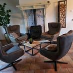 2 x draai fauteuil antraciet/groen camel, Huis en Inrichting, Fauteuils, Ophalen, Nieuw, 75 tot 100 cm, 75 tot 100 cm