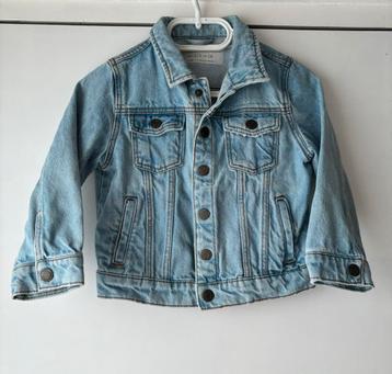 Zara spijkerjasje lichtblauw denim jasje jeans jack 98 beschikbaar voor biedingen