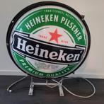 Grote Heineken lichtbak van 80cm + stekker en werkende lamp!, Verzamelen, Reclamebord, Plaat of Schild, Heineken, Ophalen of Verzenden