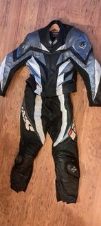 Z.g.a.n. IXS leren combi motorpak mt 58 zwart wit grijs, Ophalen of Verzenden, Tweedehands, Combipak