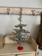 Oud zilvertinsel kerst boompje, Ophalen of Verzenden, Gebruikt