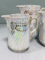 3 Kannen Sadler Swirl Lustreware theeset vintage parelmoer, Antiek en Kunst, Antiek | Servies los, Ophalen of Verzenden