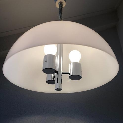 Vintage Raak space age hanglamp B.1162, Huis en Inrichting, Lampen | Hanglampen, Gebruikt, Minder dan 50 cm, Kunststof, Metaal