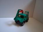 Mercedes-Benz siku unimog met graafmachine, Hobby en Vrije tijd, Modelauto's | 1:50, Ophalen of Verzenden, Zo goed als nieuw, Bus of Vrachtwagen