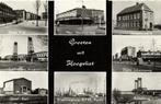 Groeten uit Hoogvliet - 8 afb o.a. Oude Wal - gelopen, Verzamelen, Ophalen of Verzenden, 1940 tot 1960, Gelopen, Overijssel