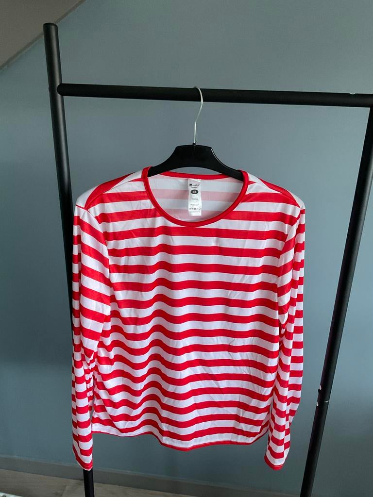 Matroos gestreept shirt - Maat M - Goed als nieuw, Ophalen of Verzenden, Zo goed als nieuw, Maat 48/50 (M), Carnaval