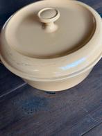 Geëmailleerde Gietijzeren Braadpan met Deksel, Gebruikt, Ophalen of Verzenden, Koekenpan of Braadpan, Gietijzer