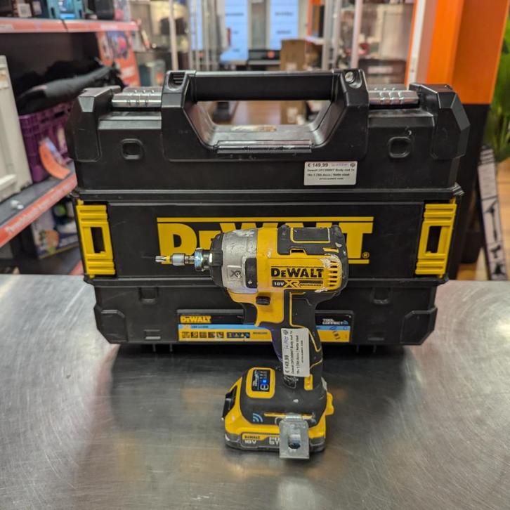 Dewalt DFC888NT Body met 1x 18v 1.7Ah Accu | Nette staat, Doe-het-zelf en Verbouw, Gereedschap | Boormachines, Zo goed als nieuw