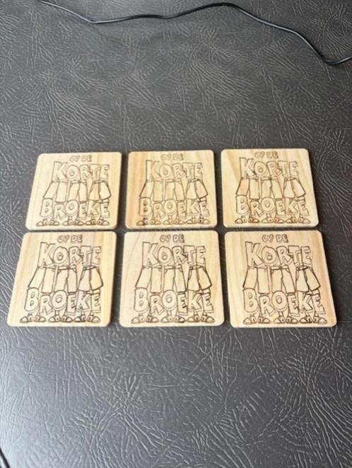 Carnaval onderzetters, Huis en Inrichting, Woonaccessoires | Onderzetters, Nieuw, Glas of Kopje, Ophalen of Verzenden