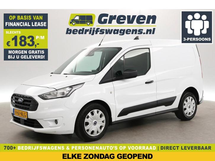 Ford Transit Connect 1.5 EcoBlue | 100PK | Airco | 3-Zits |, Auto's, Bestelauto's, Bedrijf, Te koop, ABS, Achteruitrijcamera, Airbags