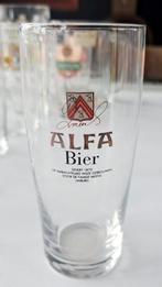 Alfa bierglazen collectie 4 ook per stuk te koop, Verzamelen, Biermerken, Ophalen of Verzenden, Zo goed als nieuw