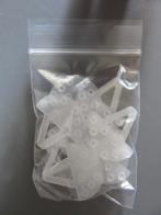 D12 NIEUW 1 zakje met 10 ophanghaakjes Ministeck grondplaten, Hobby en Vrije tijd, Ministeck, Nieuw, Ophalen of Verzenden, Accessoires