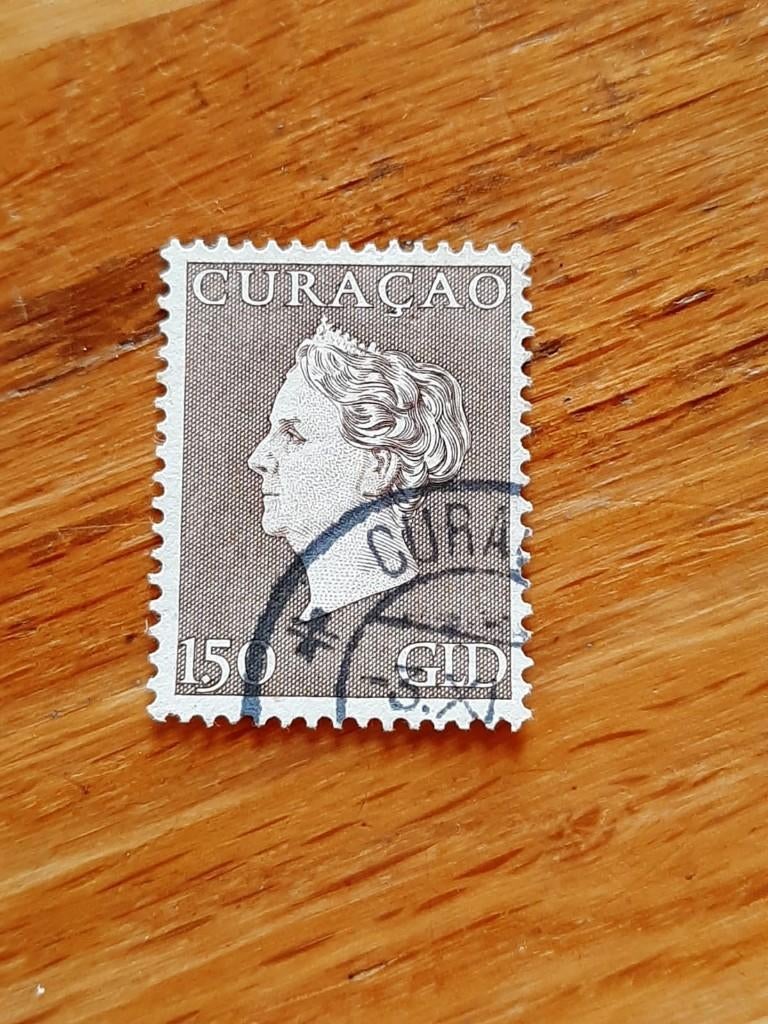 Curacao gestempeld nr 195, Ophalen of Verzenden, Gestempeld