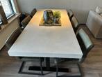 Beton ciré eettafel, Huis en Inrichting, Tafels | Eettafels, Overige materialen, 100 tot 150 cm, Verzenden, Vijf personen of meer