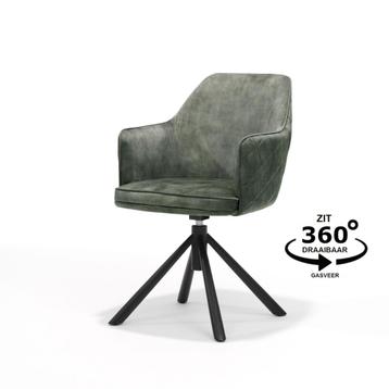 Armstoel Clio draaivoet stof aurora hunter | Webshop beschikbaar voor biedingen