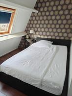 Malm bedframe zwart - 140x200. Plus gratis Emma matras., Ophalen, Gebruikt, Zwart, Tweepersoons