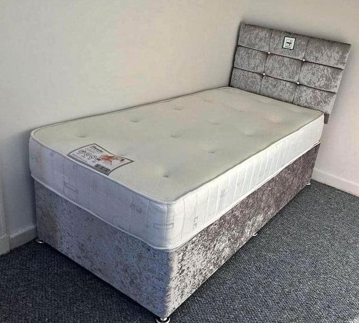 Premium Divanbed – Verkrijgbaar in 90x200, 140x200, 160x200, Huis en Inrichting, Slaapkamer | Beddengoed, Nieuw, Tweepersoons
