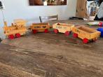 Vintage houten trein, Overige typen, Gebruikt, Ophalen