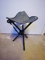 Visstoeltje/kruk inklapbaar groen Zwart 33x33x46cm, Caravans en Kamperen, Kampeeraccessoires, Ophalen of Verzenden, Nieuw