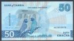 Zambia 50 Kwacha 2024, Verzenden, Zambia, Los biljet