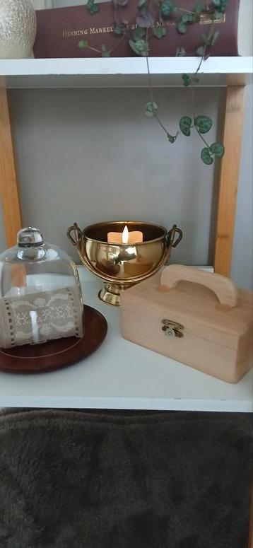Antiek Koper/Messing Ketelpotje - Decoratief beschikbaar voor biedingen