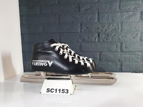 Viking Junior Tournoren Lage Laag Noren Leder Zwart Maat 30, Sport en Fitness, Schaatsen, Zo goed als nieuw, Noren, Viking, Verzenden