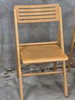 1 Ikea klapstoel hout plywood jaren 80, Huis en Inrichting, Stoelen, Ophalen, Gebruikt, Twee, Bruin