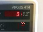 Volumetrische infuuspomp Argus 414 + druppelteller, paalklem, Diversen, Braces, Ophalen of Verzenden, Gebruikt