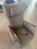 relaxstoel prominent, Huis en Inrichting, Fauteuils, Ophalen, Minder dan 75 cm, Leer, Zo goed als nieuw