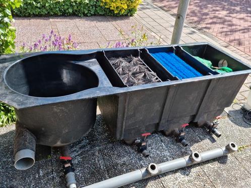 Vier kamerfilter, messner pomp 15000 L, UV FILTER 75 Watt., Tuin en Terras, Vijver-toebehoren, Gebruikt, Vijverfilter, Ophalen