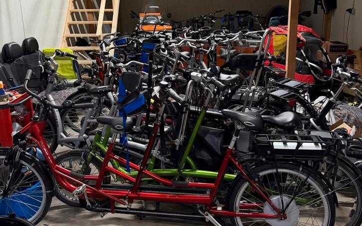 Partij elektrische tandems 20 stuks Huka en van Raam, Fietsen en Brommers, Fietsen | Tandems, Minder dan 10 versnellingen, Minder dan 49 cm