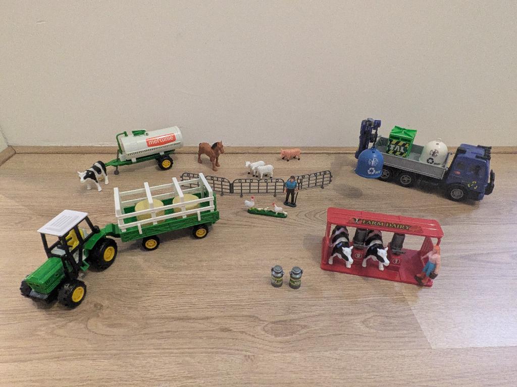 Speelgoedset melkveehouderij, Ophalen of Verzenden, Gebruikt, Jongen of Meisje