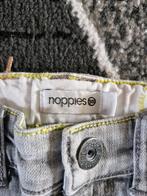 Grijze spijkerbroek van noppies Maat 80, Broekje, Onbekend, Ophalen of Verzenden, Zo goed als nieuw