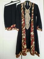 Maat S zwart 3 delige indiase Marokkaanse bollywood pak, Ophalen of Verzenden, Zo goed als nieuw, Maat 36 (S), Zwart